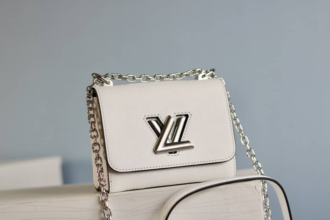 Louis Vuitton Replica Twist MM Epi Leather Bag White