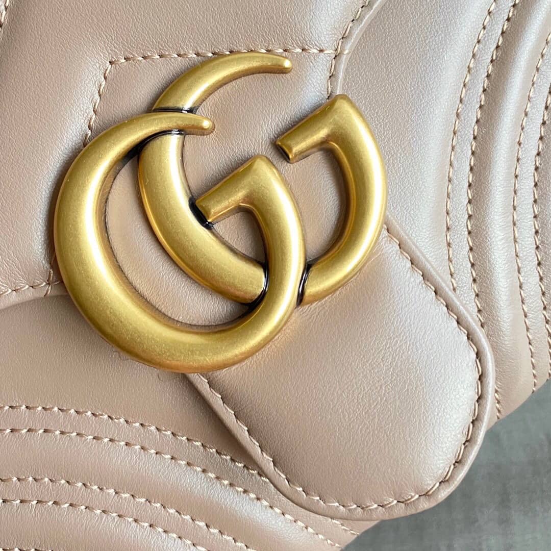 Gucci Marmont Dupe GG Marmont Replica Bag Pink 498100