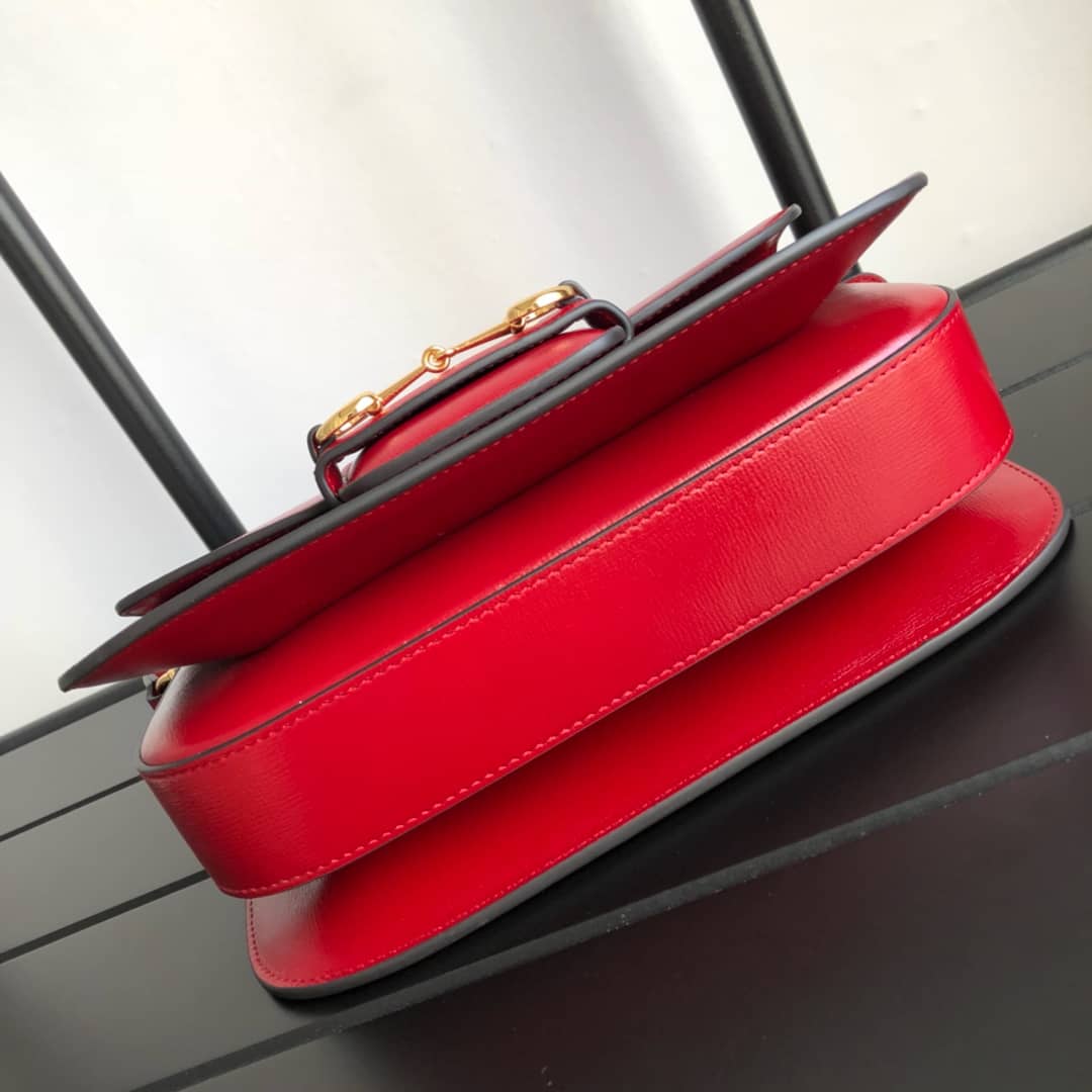 Gucci Horsebit 1955 Shoulder Bag Replica Red 602204