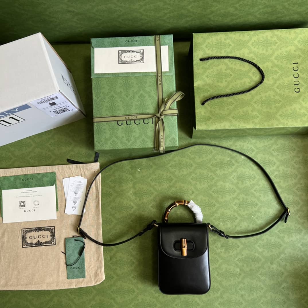 Gucci Bamboo Mini Crossbody Handbag 702106 Replica