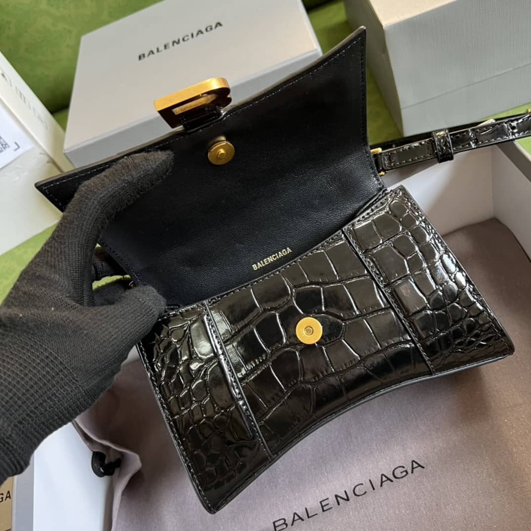 Best Replica Balenciaga Hourglass Replica Crossbody Bag(ColaReps)