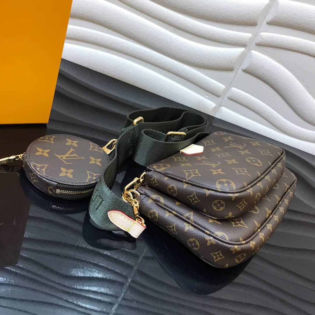 Louis Vuitton Monogram Canvas Multi Pochette Replica Green M44823
