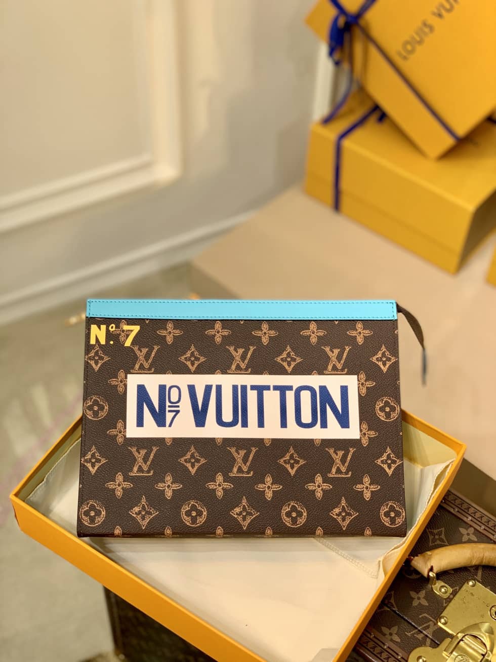 Louis Vuitton Pochette Voyage Monogram Brown M81204 Replica