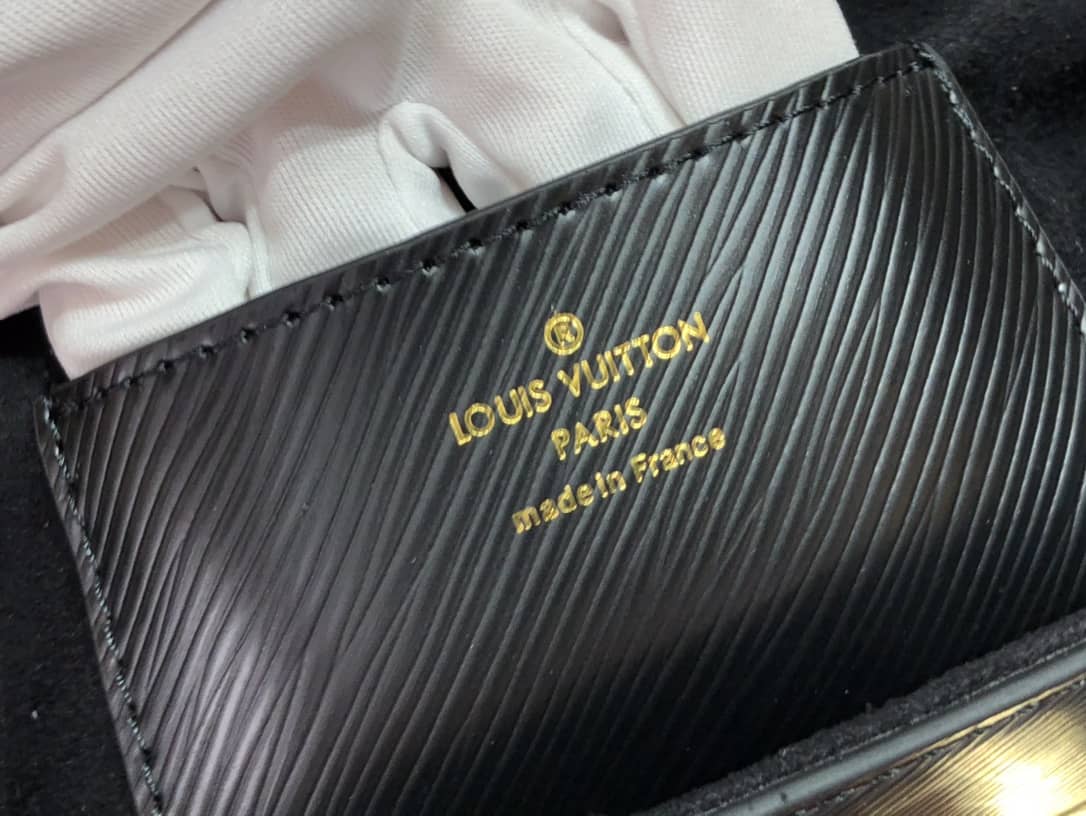 Louis Vuitton Twist MM Epi Grained Leather Replica Bag Black M58689