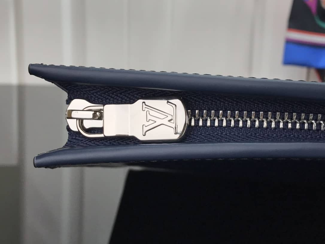 Louis Vuitton Replica Pochette Voyage MM Epi Damier Leather Blue M56827