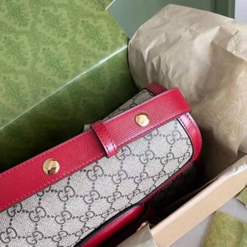 Gucci Horsebit 1955 Shoulder Bag Replica Red 602204