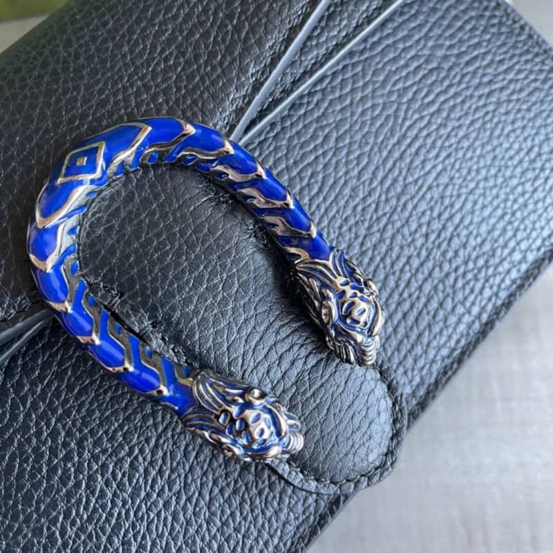 Gucci GG Dionysus Small Shoulder Bag Replica Black 499623