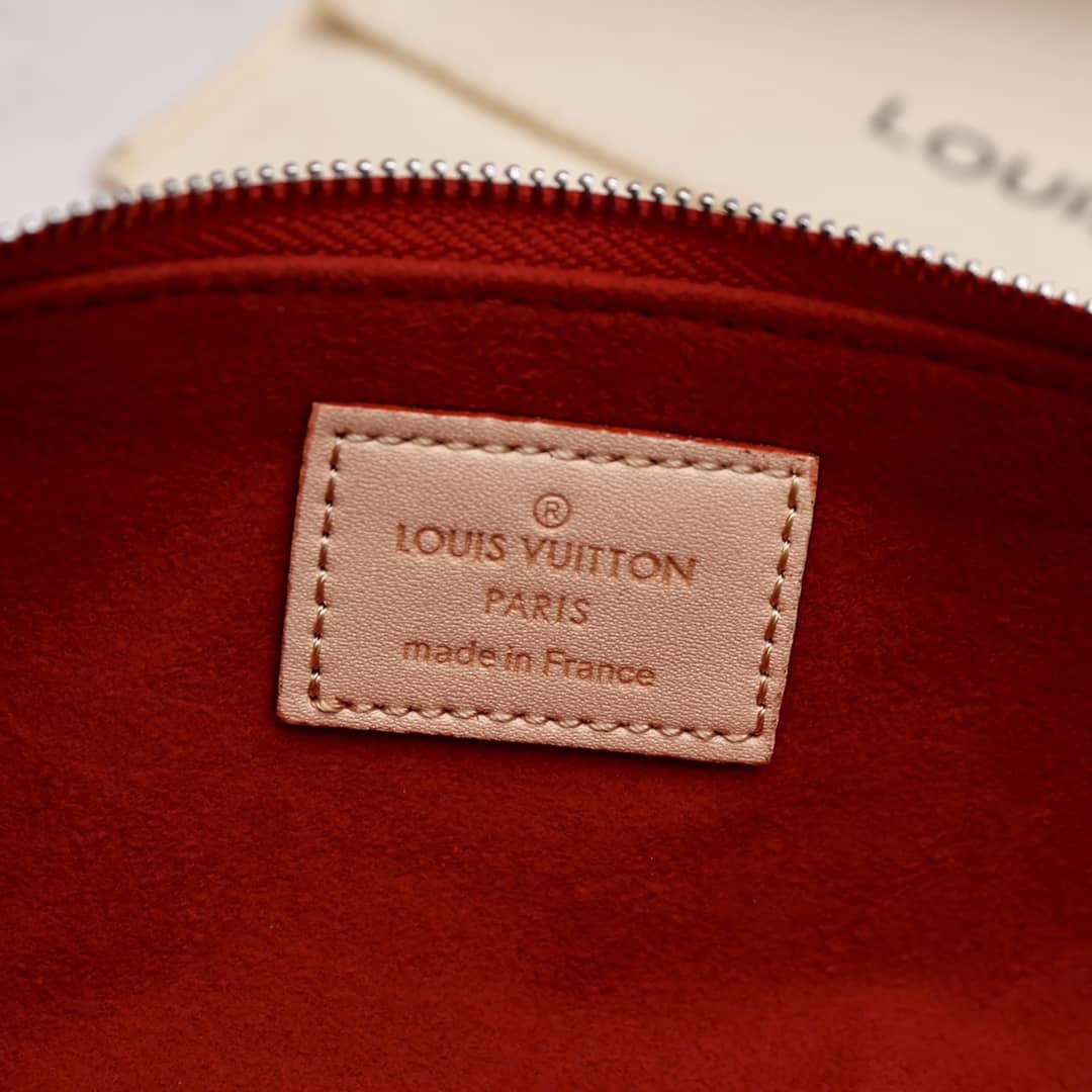 Louis Vuitton Pencil Pouch Elizabeth Monogram Canvas Replica Brown GI0009