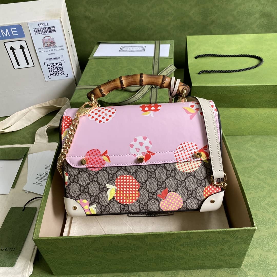 Gucci Padlock Small Bamboo Shoulder Bag Replica 603221