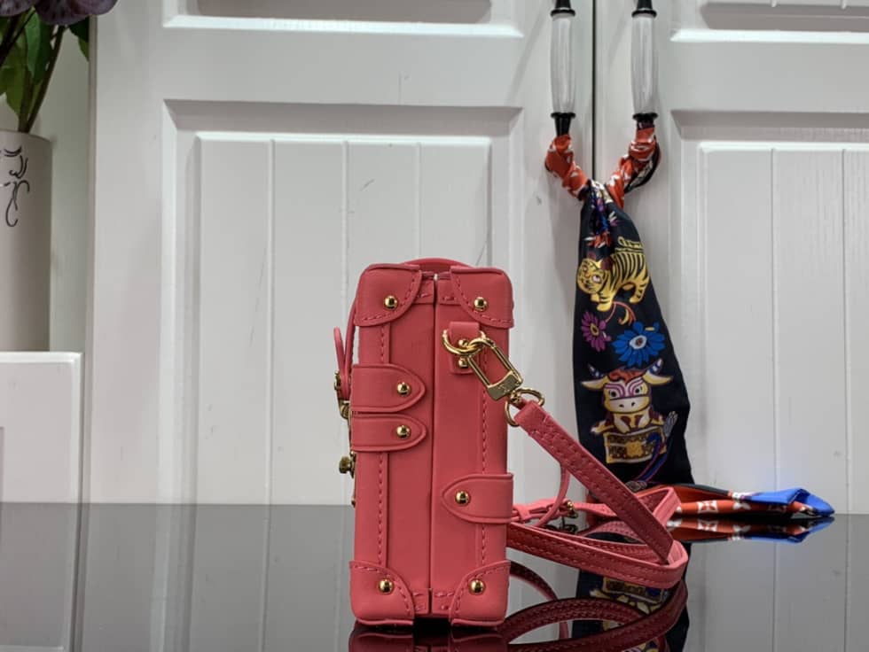 Louis Vuitton Petite Malle Flou Pink M20745 Replica Trunk Box