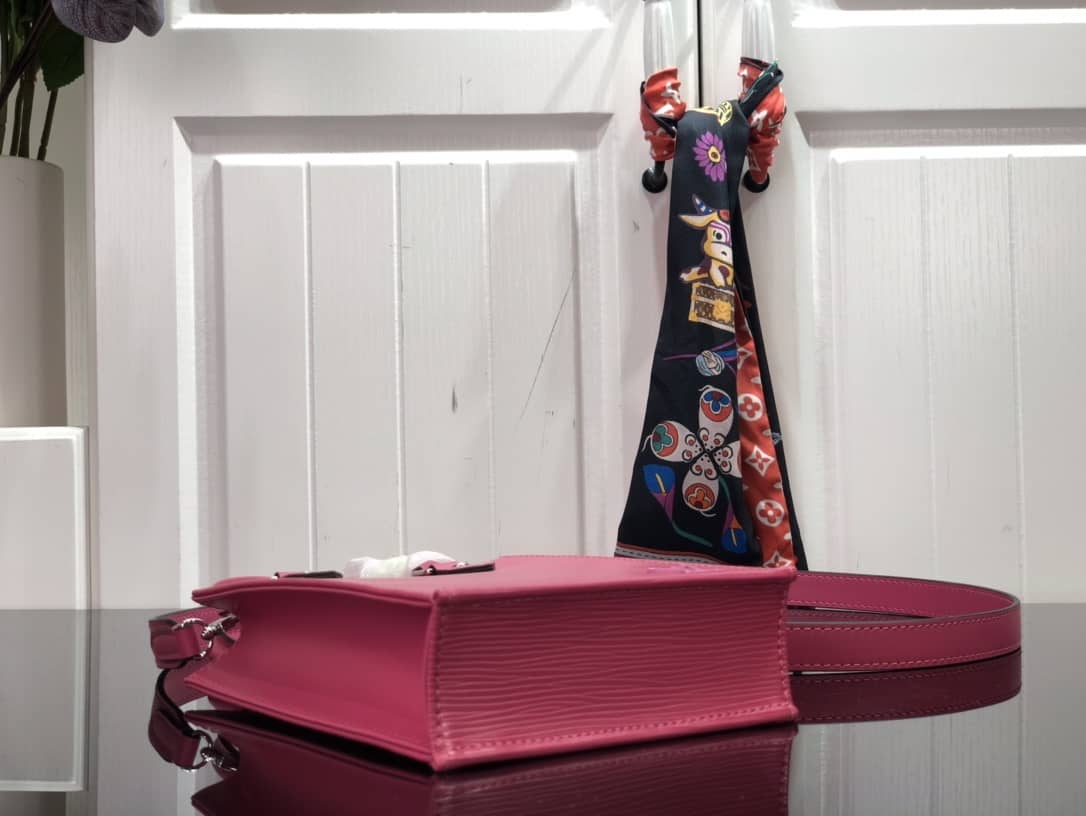 Louis Vuitton Petit Sac Plat Flat Replica Shoulder Bag Pink M80169