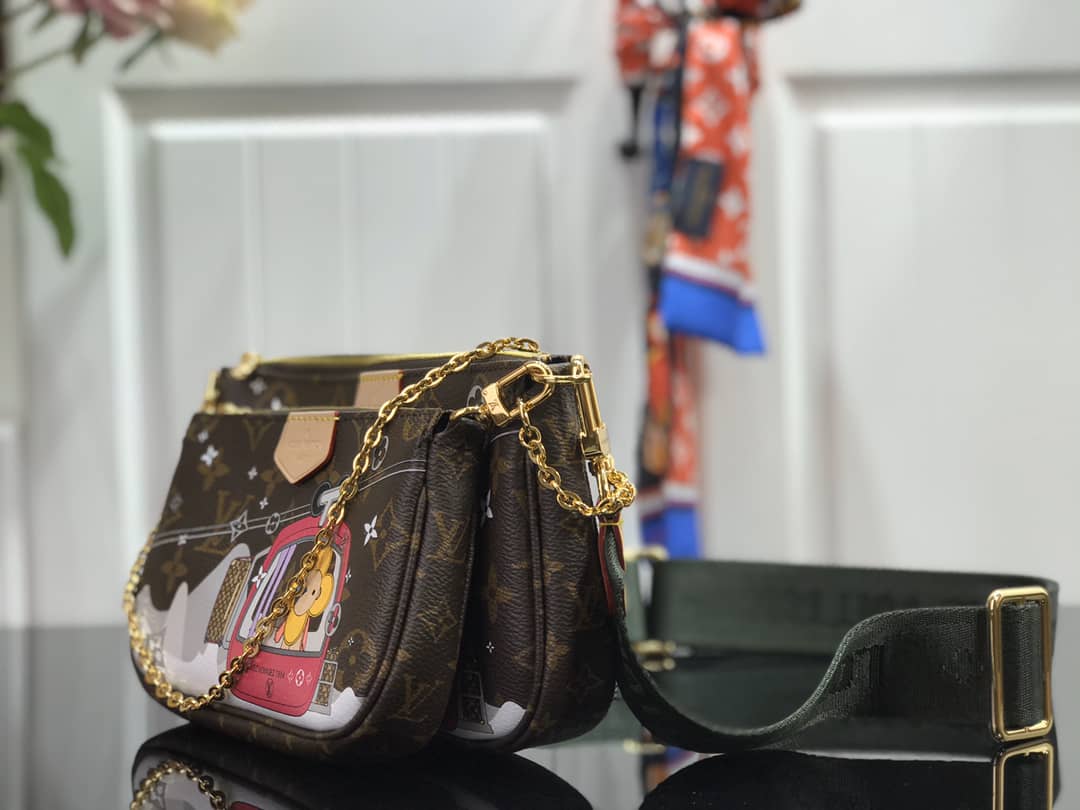 Louis Vuitton Monogram Canvas Multi Pochette Replica Brown M44823