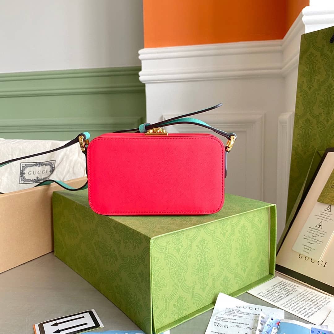 Gucci Interlocking G Mini Bag Replica Red 658230