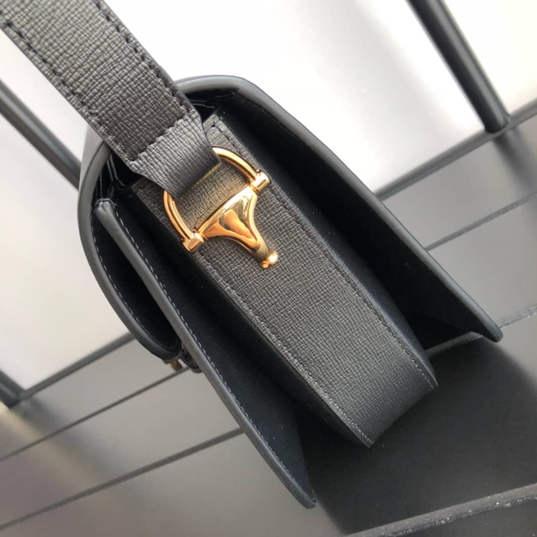 Gucci Horsebit 1955 Shoulder Bag Replica Black 602204