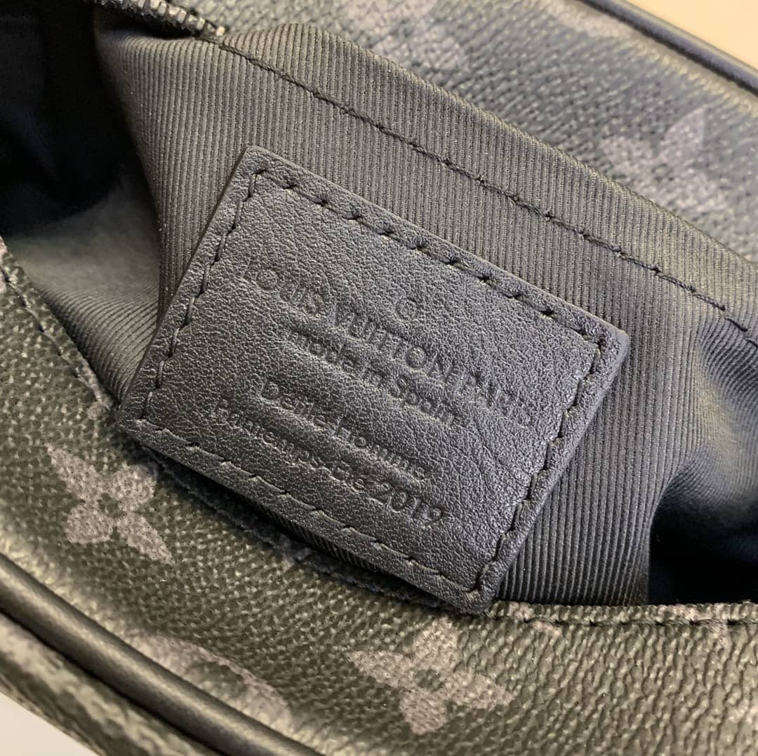 Louis Vuitton Monogram Eclipse Mini Soft Trunk Replica Bag M44735