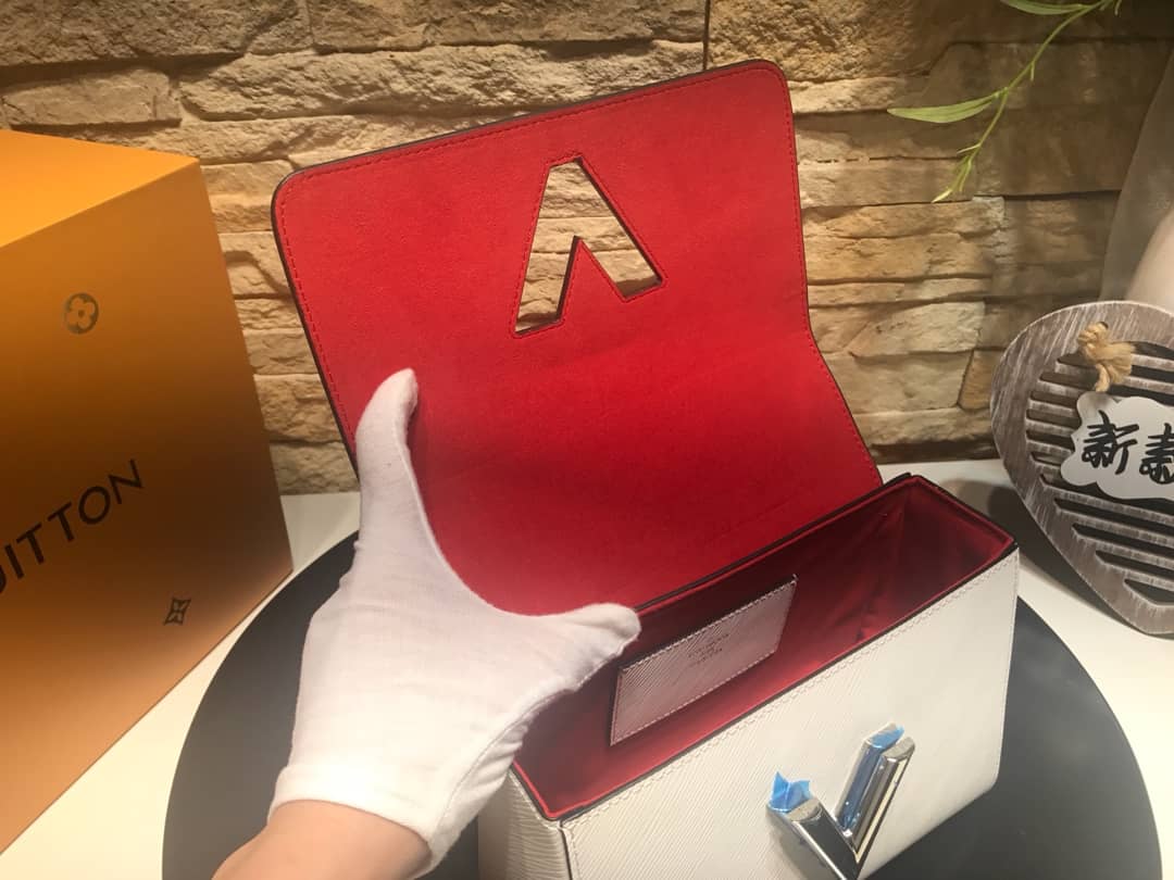 Louis Vuitton Twist MM Bag White M50296 Replica