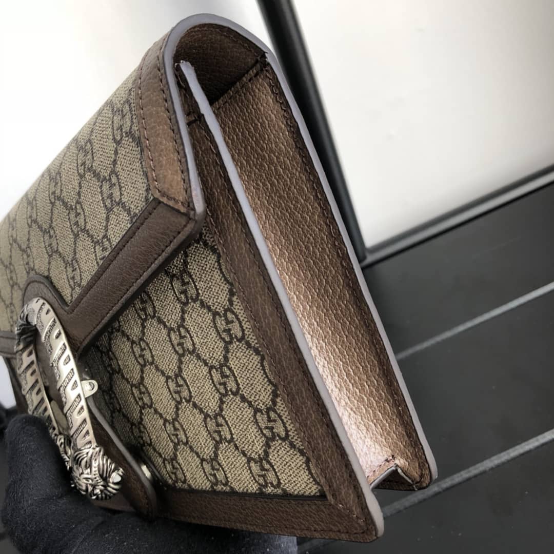Gucci Dionysus Clutch Supreme Canvas Bag Replica 621197
