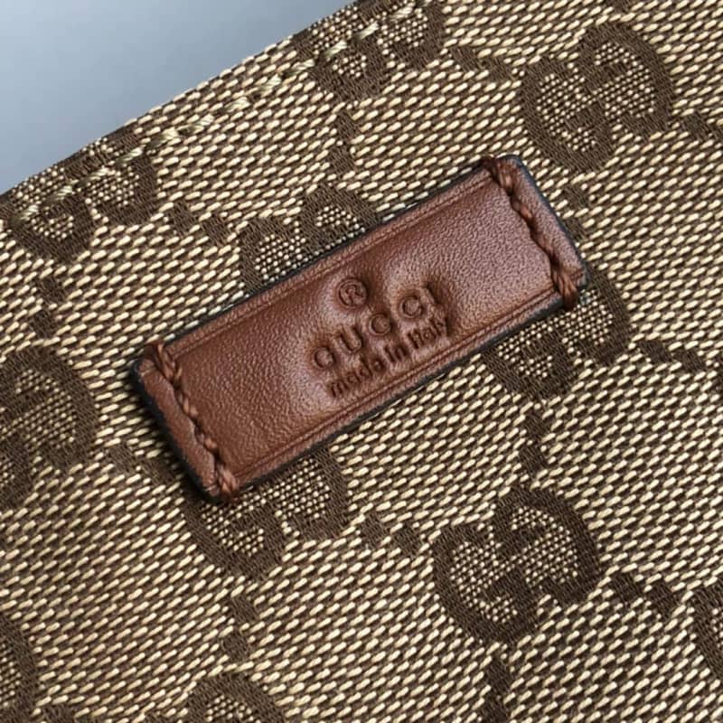 Gucci GG Canvas Shoulder Bag Replica Brown 308930