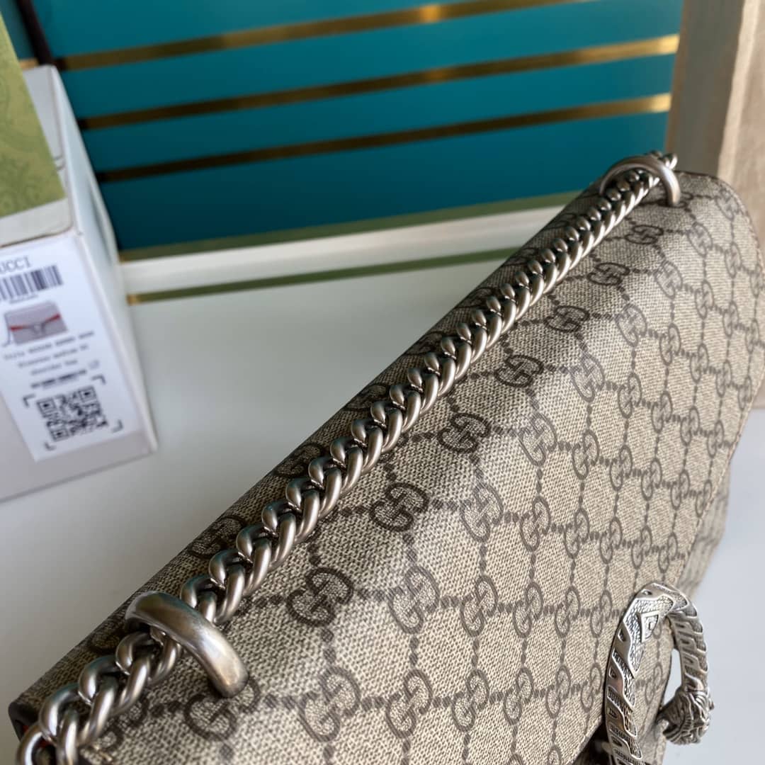 Gucci Dionysus Supreme Monogram Chain Medium Shoulder Bag Replica 403348