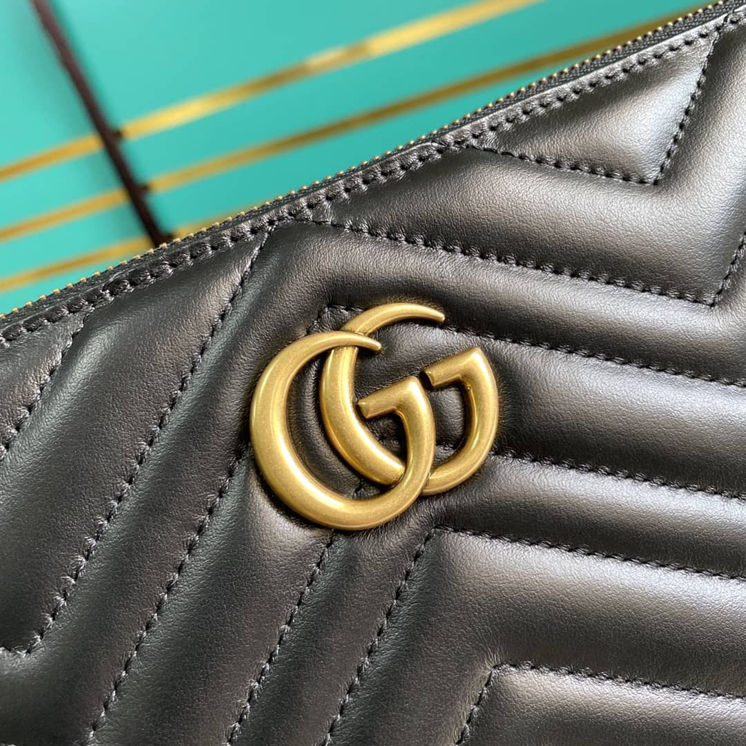 Gucci GG Marmont Leather Clutch Replica 476440