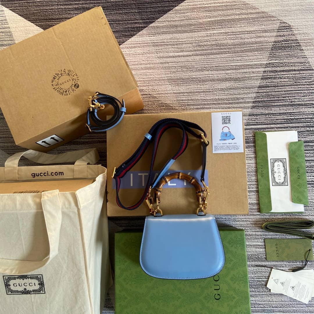 Gucci Bamboo 1947 Mini Top Handle Shoulder Bag 686864 Replica