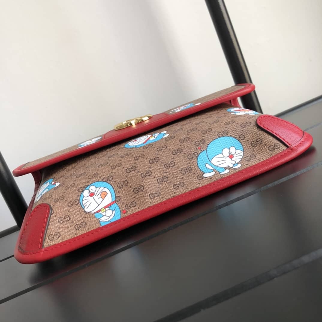 Gucci Doraemon Small Belt Bag Replica Red 647817
