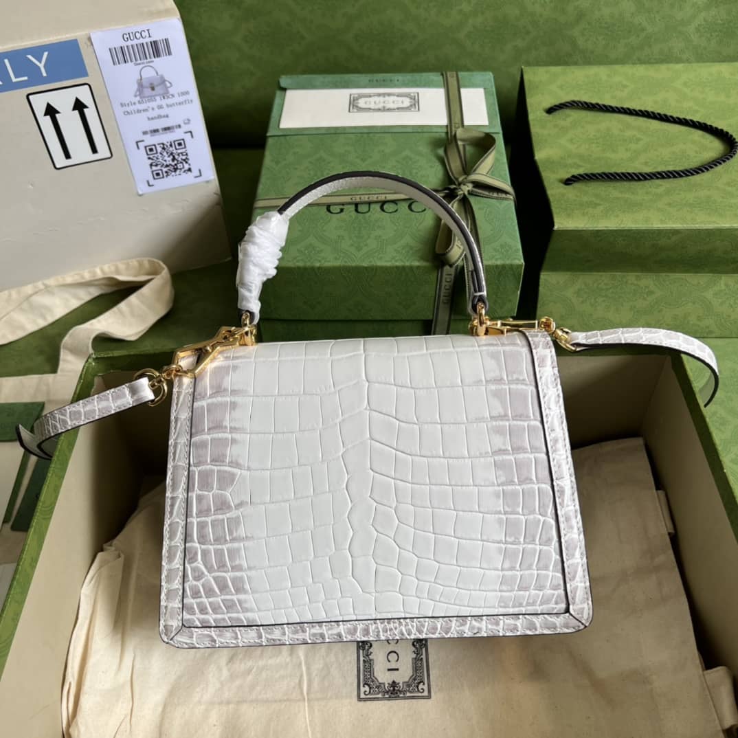 Gucci Ophidia Small Top Handle Shoulder Bag With Web 651055 Replica