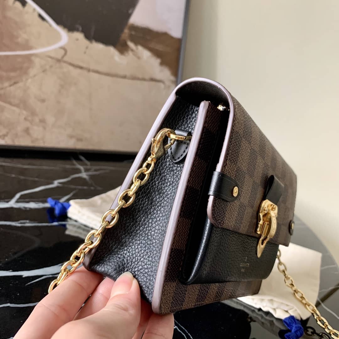 Louis Vuitton Vavin Chain Wallet Replica Bag Black N60221
