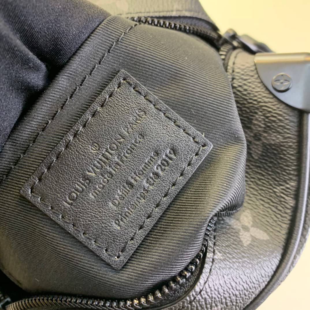 Louis Vuitton Mini Soft Trunk Monogram Eclipse Flower Replica Bag M69072