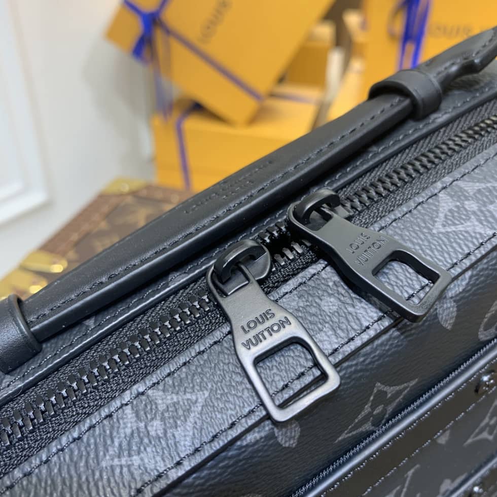 Louis Vuitton Handle Trunk Monogram Macassar M45935 Replica Shoulder Bag