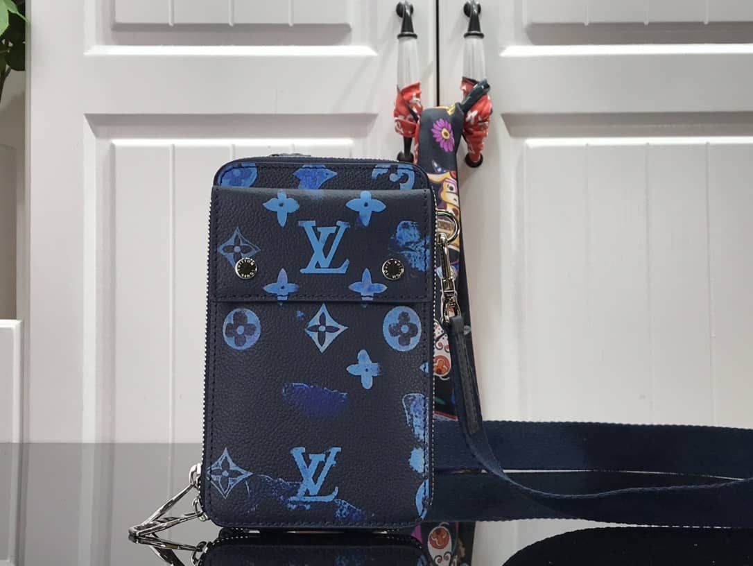 Louis Vuitton Watercolor Monogram Phone Pouch Replica M80466