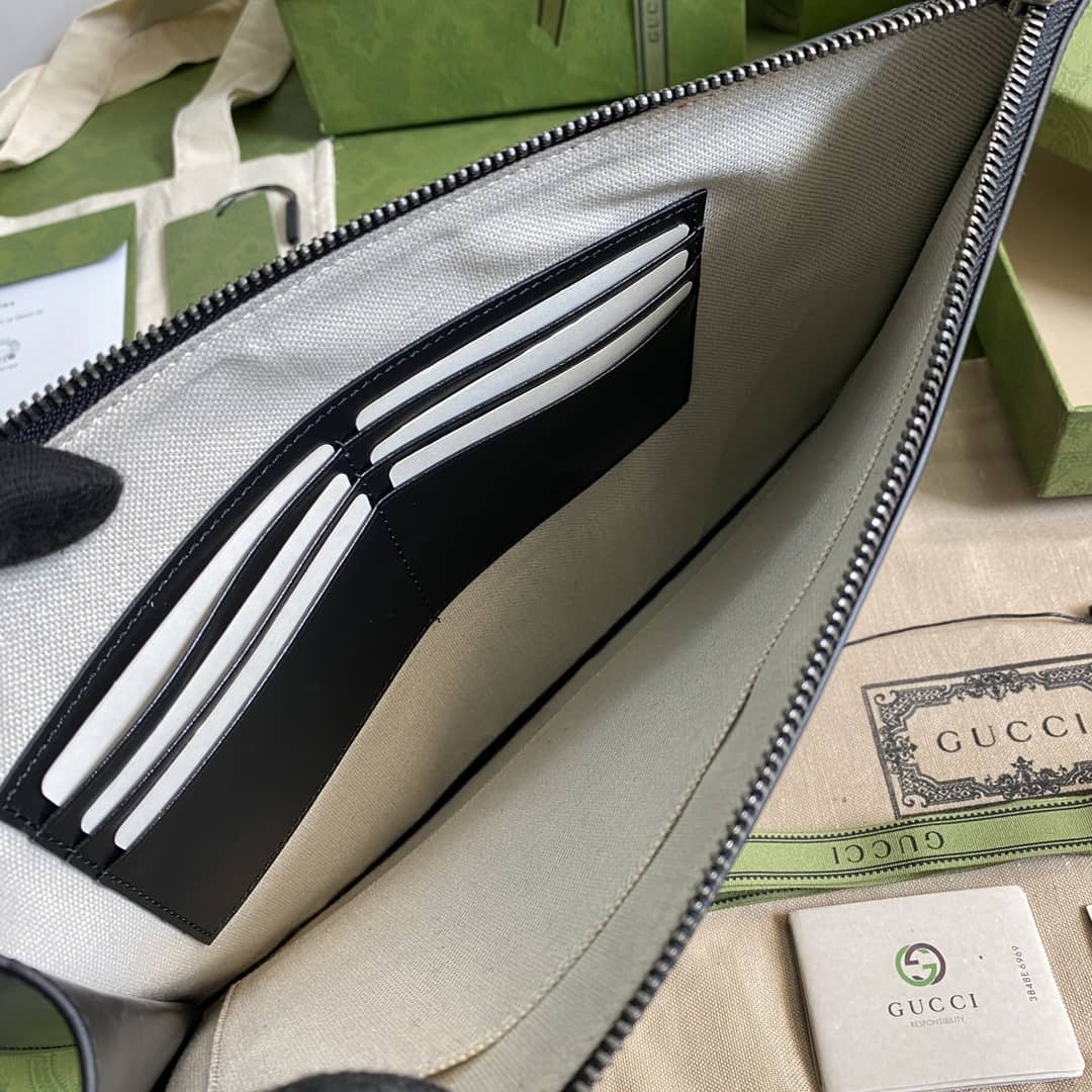 Gucci GG Marmont Leather Pouch Replica 475317