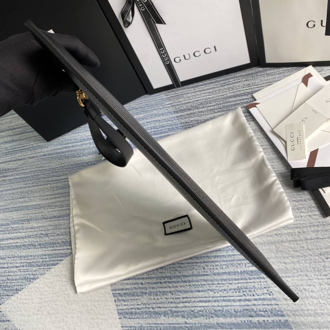 Gucci Animalier Leather Pouch Replica 523684