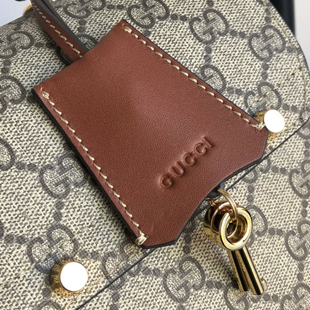 Gucci Padlock GG Small Bamboo Shoulder Bag Replica Brown 603221
