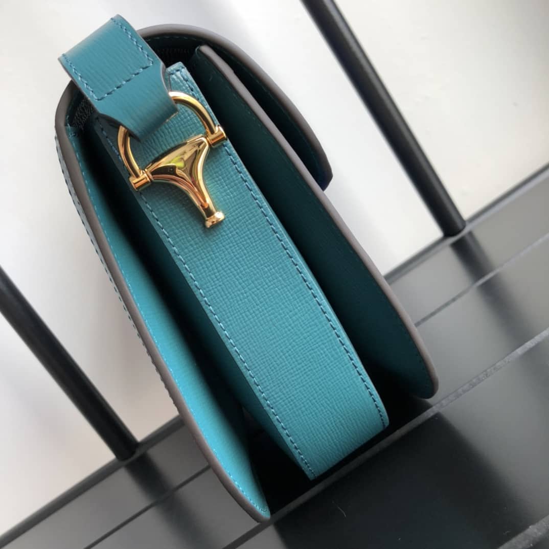 Gucci Horsebit 1955 Shoulder Bag Replica Blue 602204