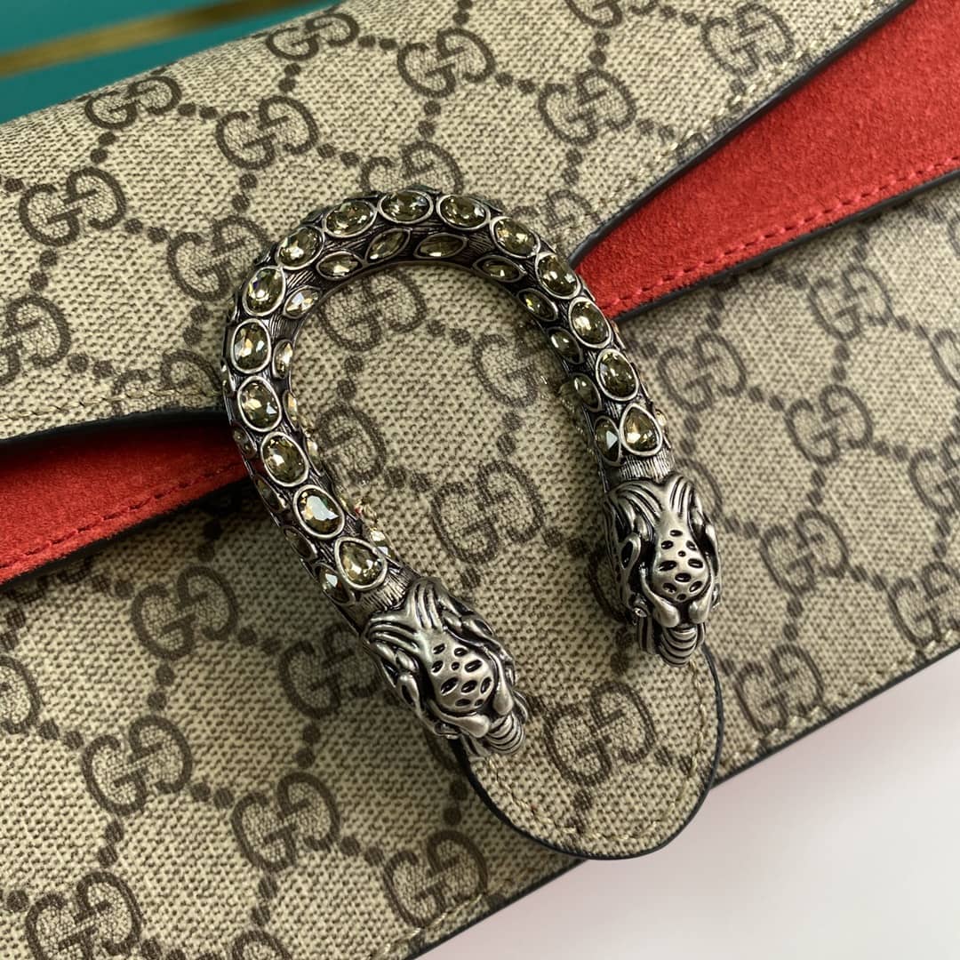Gucci Dionysus GG Supreme Small Crossbody Bag Replica 499623