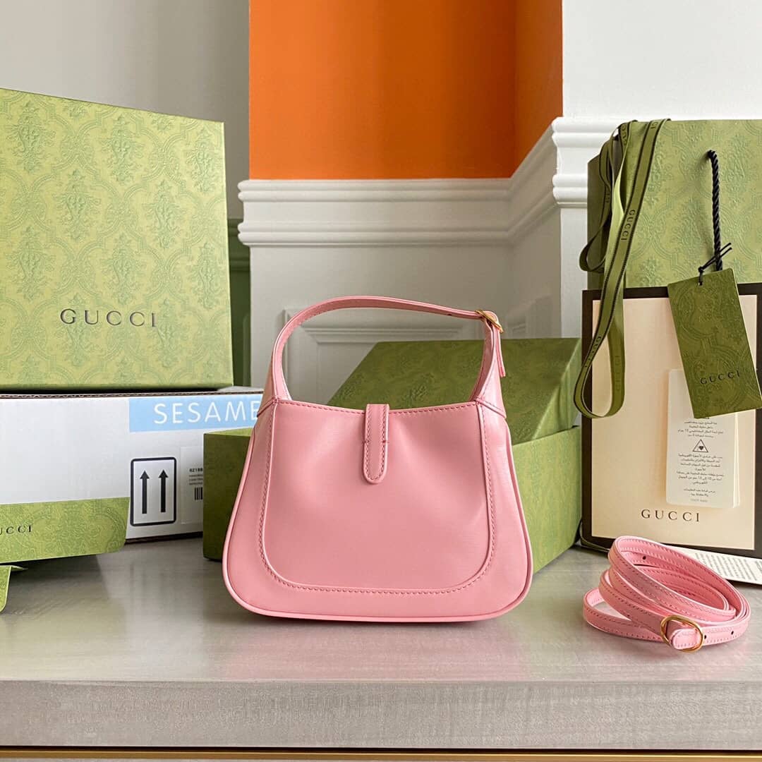 Gucci Jackie 1961 Mini Shoulder Bag Replica Pink 637091