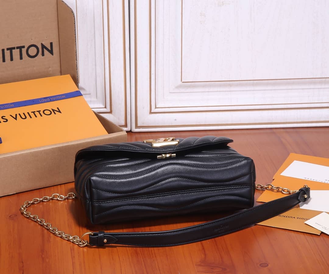 Louis Vuitton New Wave Replica Chain Bag H24 Black M58552