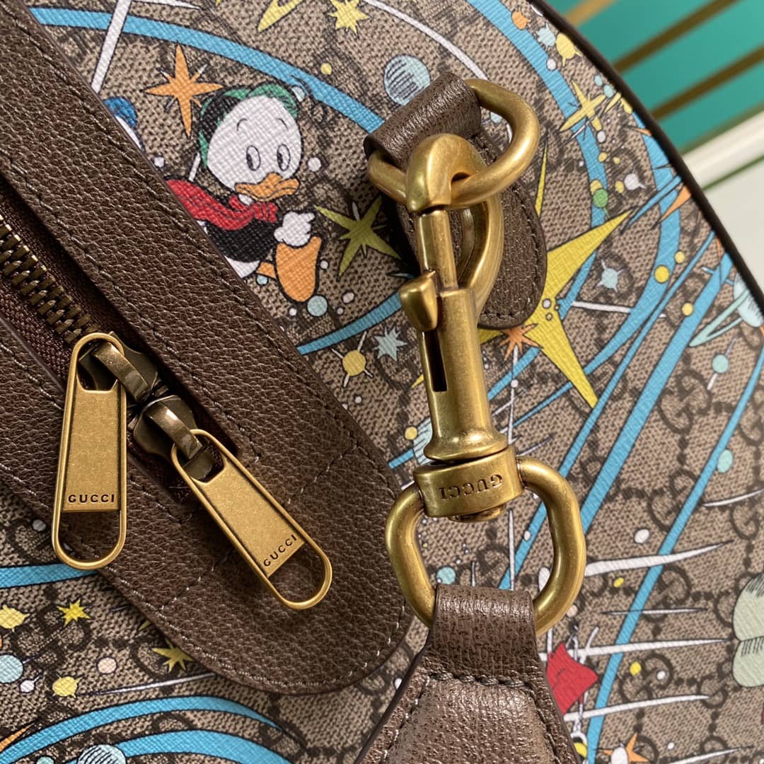 Gucci x Disney Donald Duck Duffle Bag Replica 648085(Cola)