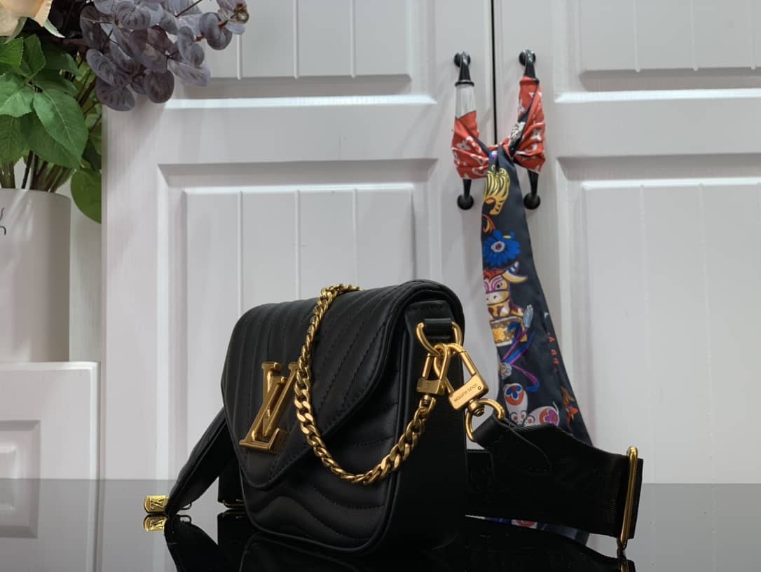 Louis Vuitton New Wave Multi Replica Pochette Black M56466