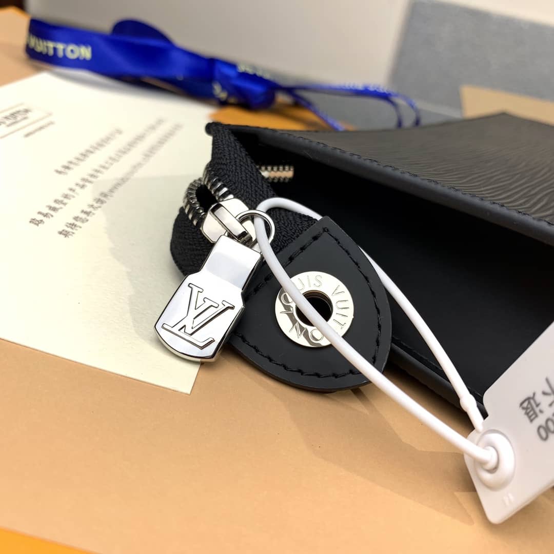 Louis Vuitton Replica Toiletry Pouch 26 Epi Leather Bag Black M41366