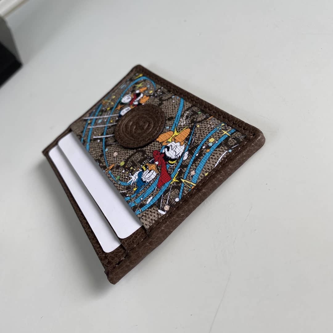 Gucci x Disney Donald Duck Credit Card Holder Replica 647942