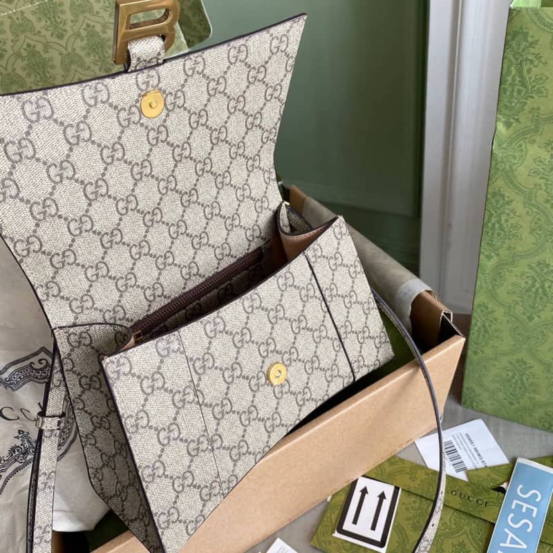 Gucci Bag Dupes x Balenciaga Small Hourglass Bag Replica 593546