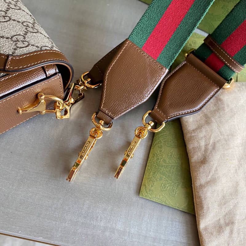 Gucci Horsebit 1955 Mini Bag Replica Brown 658574
