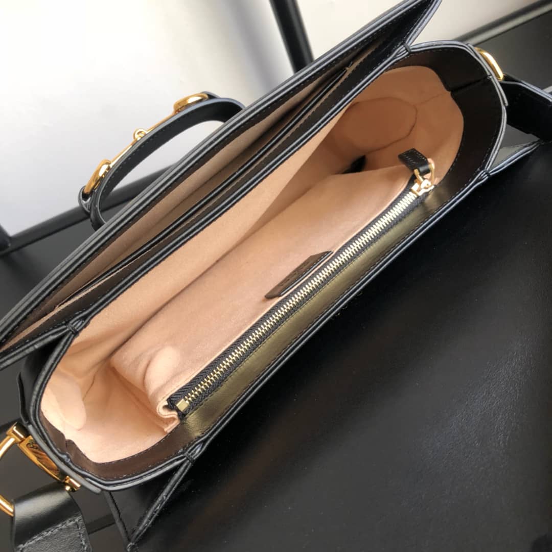 Gucci Horsebit 1955 Shoulder Bag Replica Black 602204