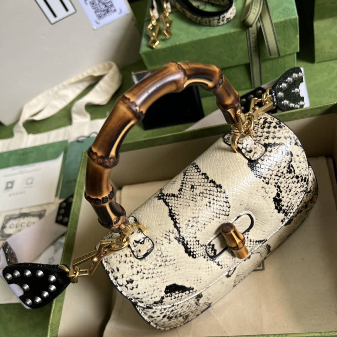 Gucci Bamboo 1947 Mini Top Handle Shoulder Bag 686864 Replica