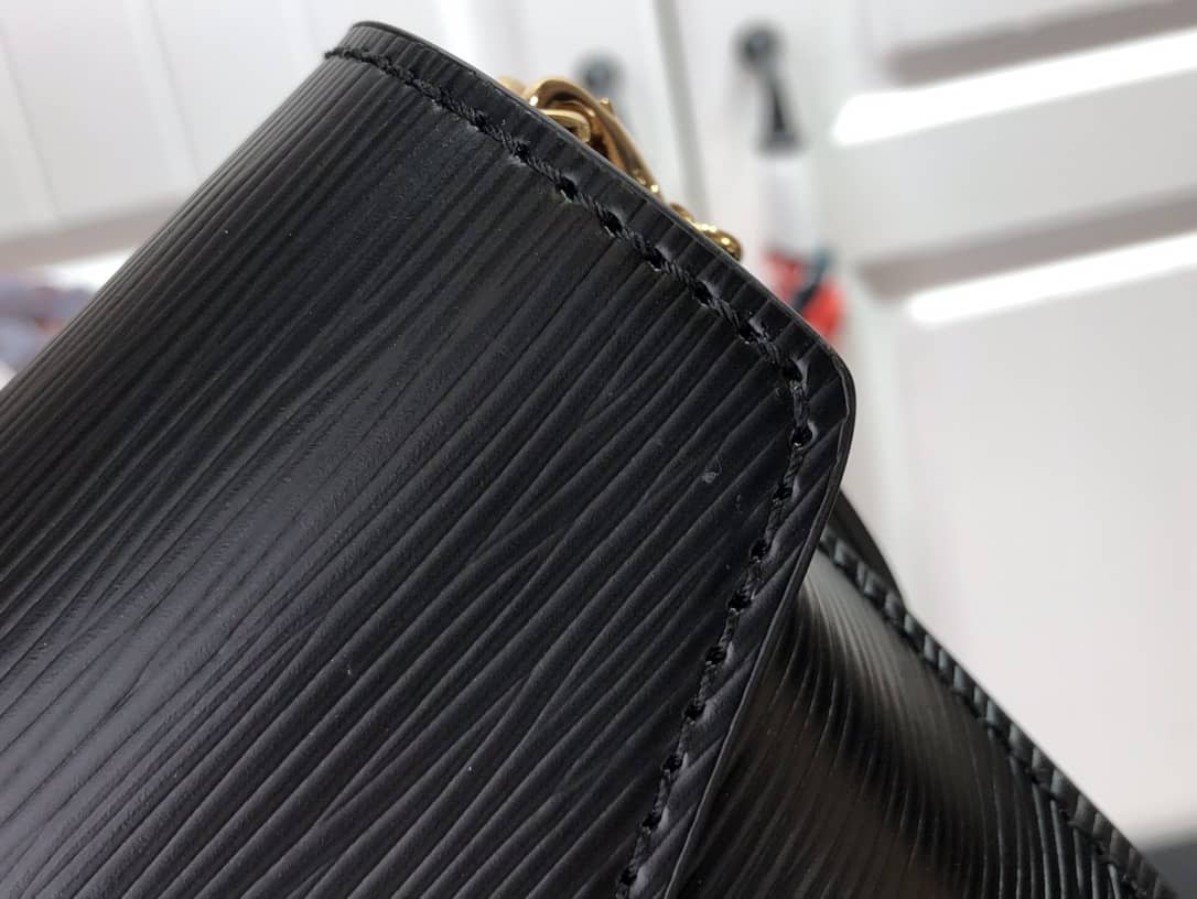 Louis Vuitton Epi Leather Padlock On Strap Replica Bag Black M80819