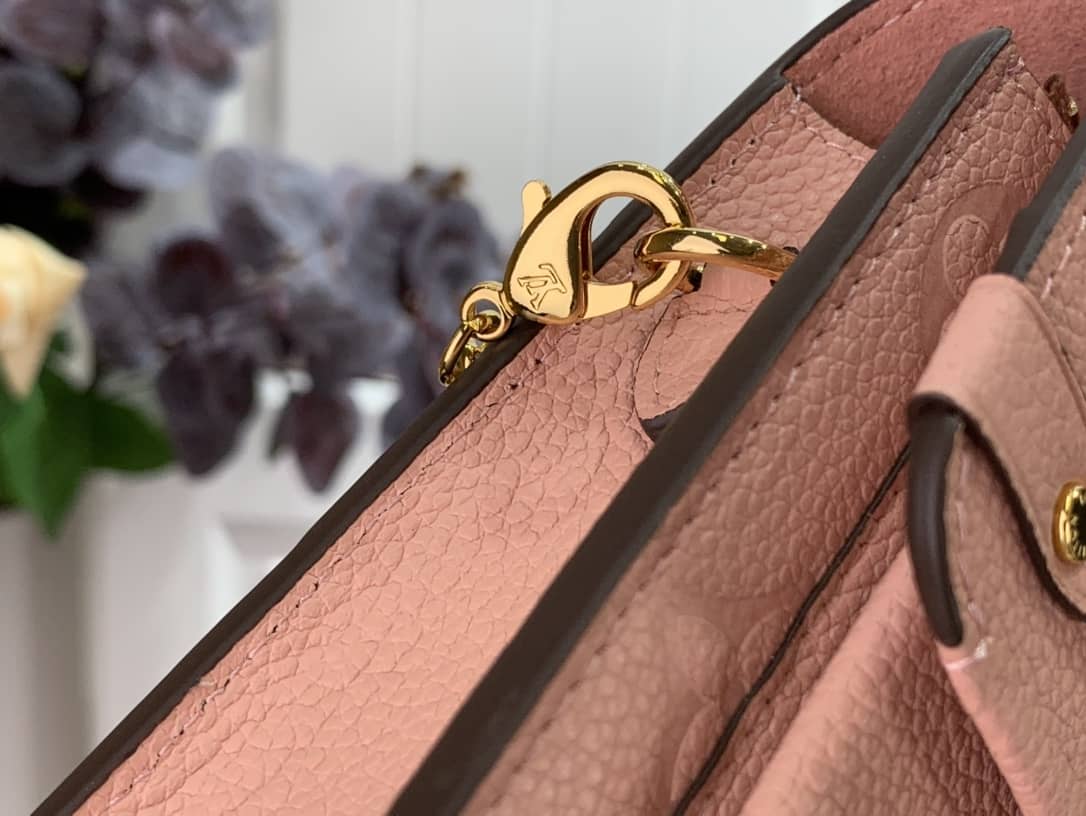 Louis Vuitton Vavin Chain Empreinte Leather Replica Bag Pink M63398
