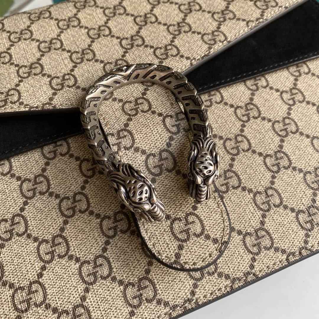 Gucci Dionysus Supreme Monogram Chain Medium Shoulder Bag Replica 403348