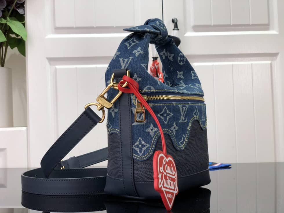 Louis Vuitton Monogram Denim Japanese Cruiser M45970 Replica Hobo